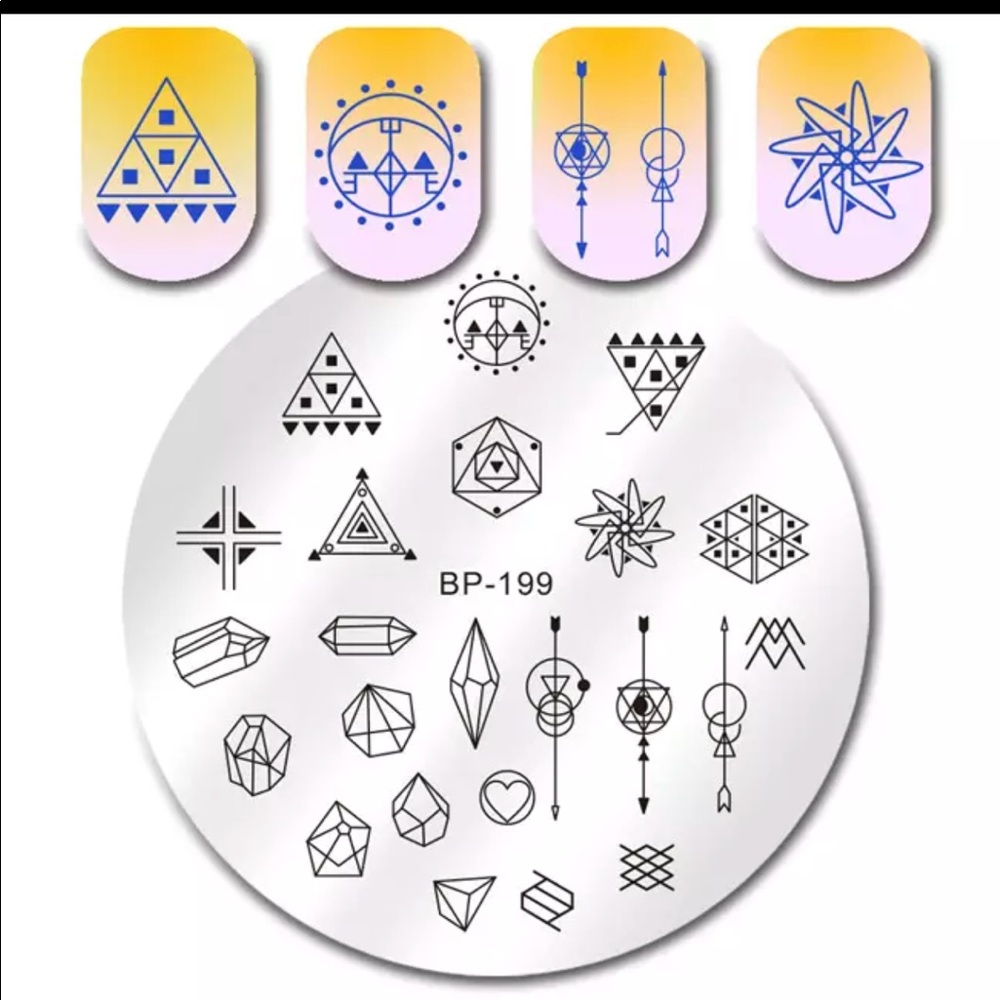 Nail Stamping Plate Manicure Nail Art Image Plate